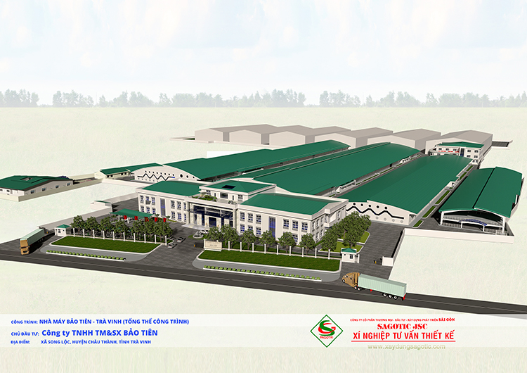 Nhà máy Công ty TNHH Thương Mại và Sản xuất Bảo Tiên - Tỉnh Trà Vinh